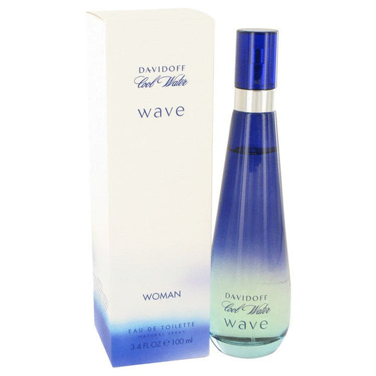 Cool Water Wave by Davidoff Eau De Toilette Spray 3.4 oz for Women - Thesavour