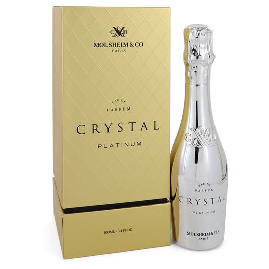 Crystal Platinum by Molsheim & Co Eau De Parfum Spray 3.4 oz for Women - Thesavour