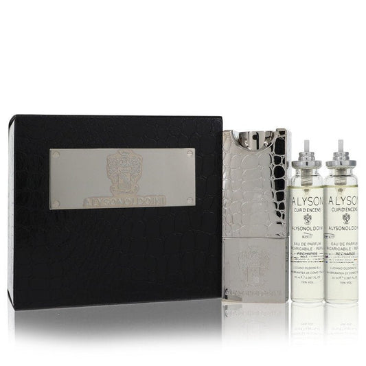 Cuir D'encens by Alyson Oldoini Gift Set -- 3 x 2.0 oz Esprit de Parfum Sprays for Men - Thesavour