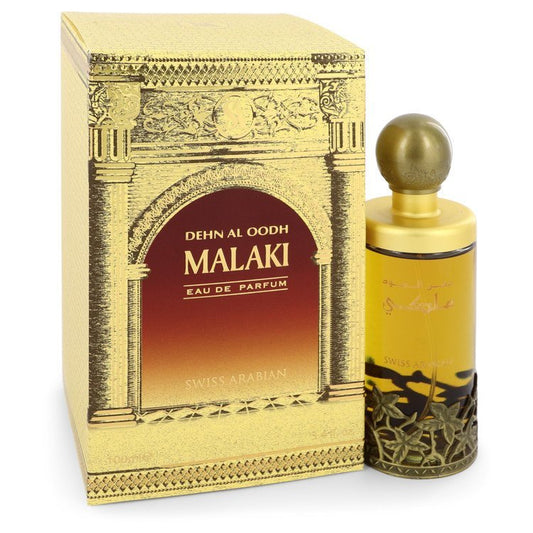 Dehn El Oud Malaki by Swiss Arabian Eau De Parfum Spray 3.4 oz for Men - Thesavour