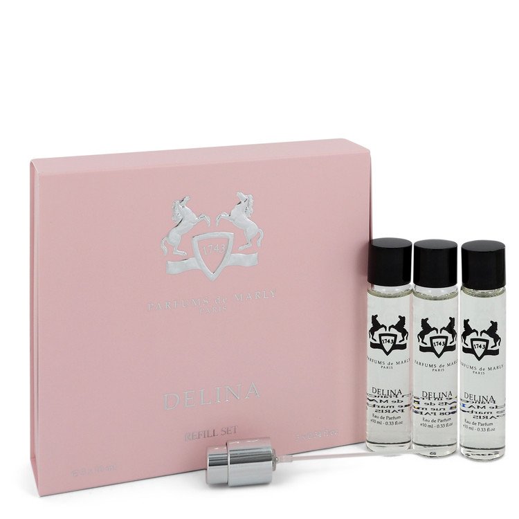 Delina by Parfums De Marly Three Eau De Parfum Spray Refills 3 x .34 oz for Women - Thesavour