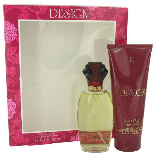 DESIGN by Paul Sebastian Gift Set -- 3.4 oz Eau De Parfum Spray + 6.7 oz Body Lotion for Women - Thesavour