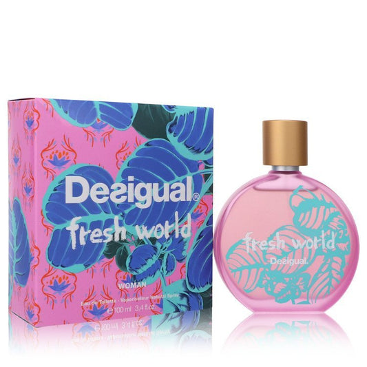 Desigual Fresh World by Desigual Eau De Toilette Spray 3.4 oz for Women - Thesavour