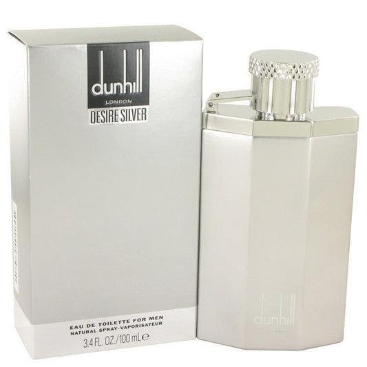 Desire Silver London by Alfred Dunhill Eau De Toilette Spray 3.4 oz for Men - Thesavour
