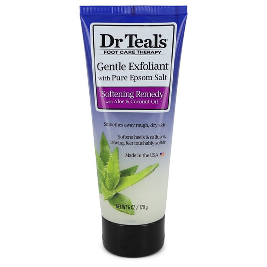 Dr Teal's Gentle Exfoliant With Pure Epson Salt by Dr Teal's Gentle Exfoliant with Pure Epsom Salt Softening Remedy with Aloe & Coconut Oil (Unisex) 6 oz for Women - Thesavour
