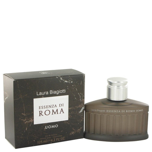 Essenza Di Roma Uomo by Laura Biagiotti Eau De Toilette Spray 4.2 oz for Men - Thesavour