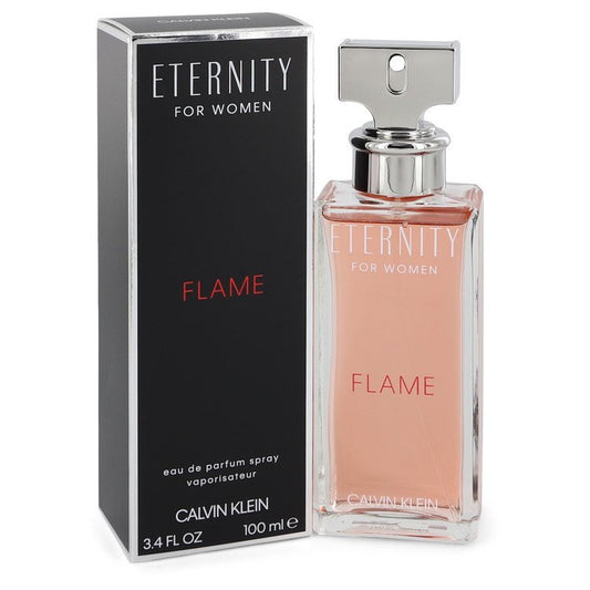 Eternity Flame by Calvin Klein Eau De Parfum Spray 3.4 oz for Women - Thesavour
