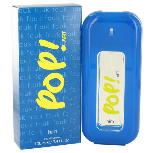 FCUK Pop Art by French Connection Eau De Toilette Spray 3.4 oz for Men - Thesavour