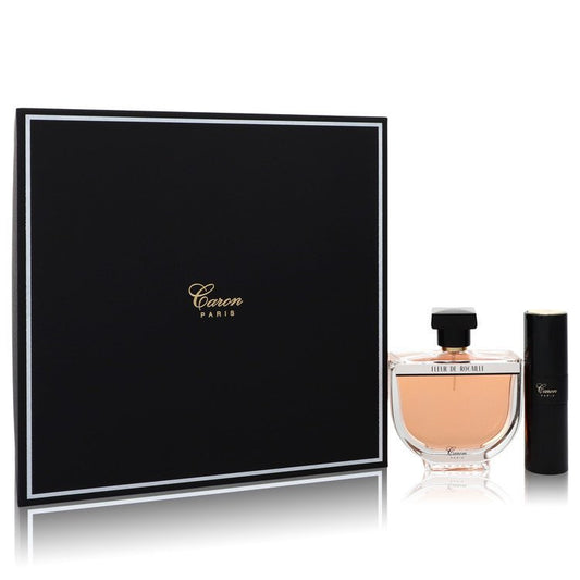 FLEUR DE ROCAILLE by Caron Gift Set -- 3.3 oz Eau de Parfum Spray + 0.5 oz Travel Spray for Women - Thesavour
