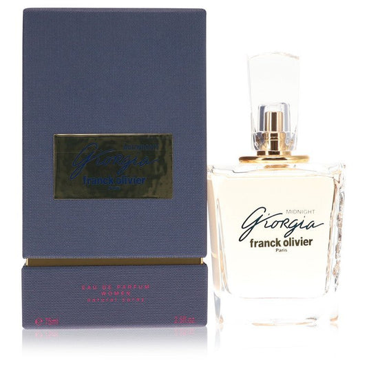 Giorgia Midnight by Franck Olivier Eau De Parfum Spray 2.5 oz for Women - Thesavour