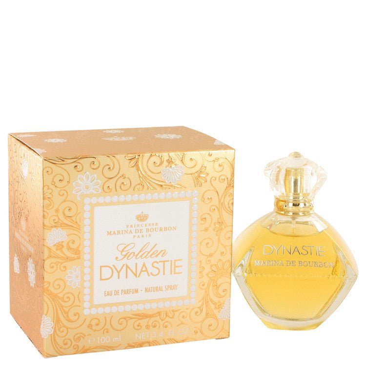 Golden Dynastie by Marina De Bourbon Eau De Parfum Spray 3.4 oz for Women - Thesavour