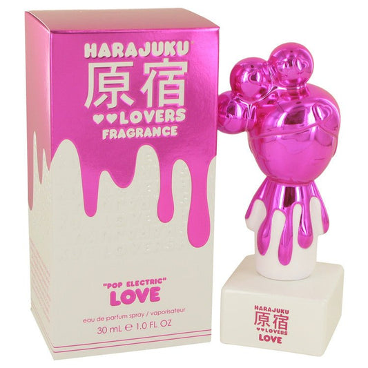 Harajuku Lovers Pop Electric Love by Gwen Stefani Eau De Parfum Spray 1 oz for Women - Thesavour