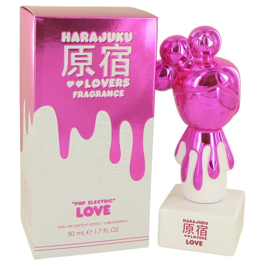 Harajuku Lovers Pop Electric Love by Gwen Stefani Eau De Parfum Spray 1.7 oz for Women - Thesavour