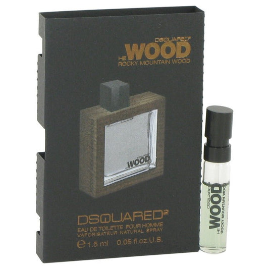 He Wood Rocky Mountain Wood by Dsquared2 Vial (sample) .05 oz for Men - Thesavour