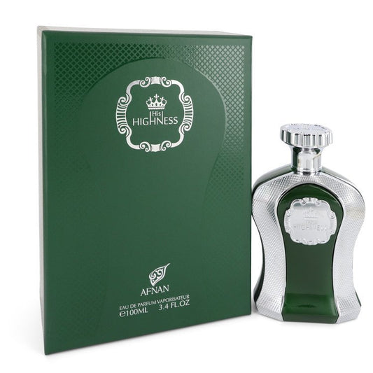 His Highness Green by Afnan Eau De Parfum Spray (Unisex) 3.4 oz for Men - Thesavour