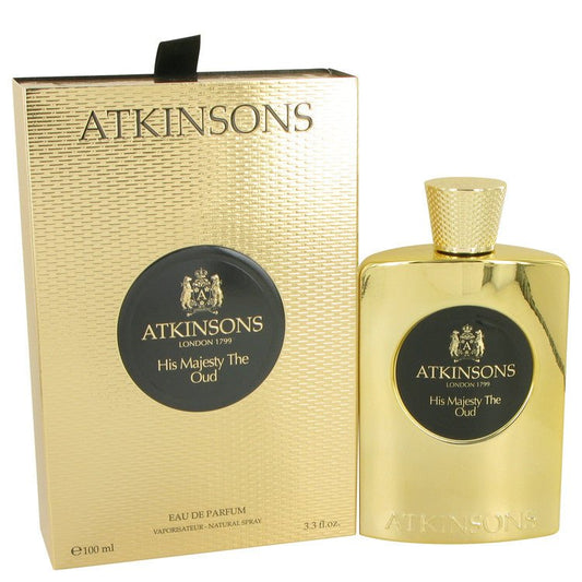 His Majesty The Oud by Atkinsons Eau De Parfum Spray 3.3 oz for Men - Thesavour