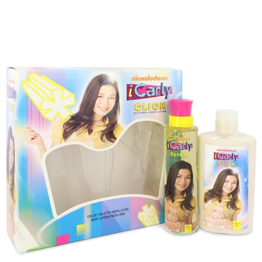 iCarly Click by Marmol & Son Gift Set -- 3.4 oz Eau De Toilette Spray + 8 oz Body Lotion for Women - Thesavour