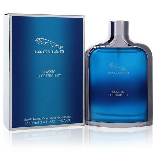 Jaguar Classic Electric Sky by Jaguar Eau De Toilette Spray 3.4 oz for Men - Thesavour