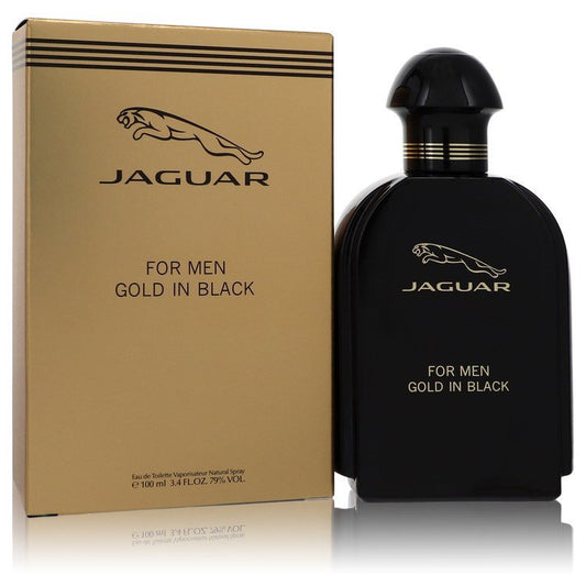 Jaguar Gold In Black by Jaguar Eau De Toilette Spray 3.4 oz for Men - Thesavour