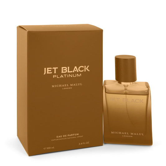 Jet Black Platinum by Michael Malul Eau De Parfum Spray 3.4 oz for Men - Thesavour