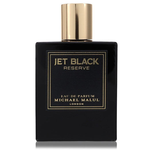 Jet Black Reserve by Michael Malul Eau De Parfum Spray (unboxed) 3.4 oz for Men - Thesavour