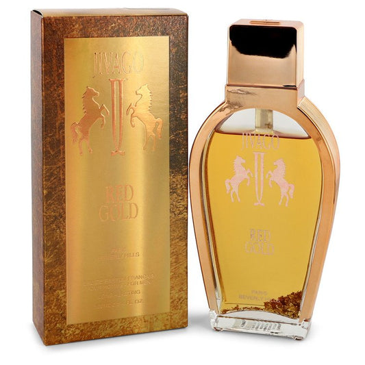 Jivago Red Gold by Ilana Jivago Eau De Parfum Spray 3.4 oz for Men - Thesavour