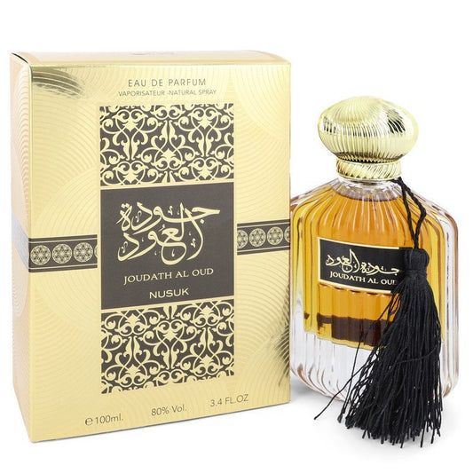Joudath Al Oud by Nusuk Eau De Parfum Spray (Unisex) 3.4 oz for Men - Thesavour