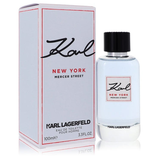 Karl New York Mercer Street by Karl Lagerfeld Eau De Toilette Spray 3.3 oz for Men - Thesavour