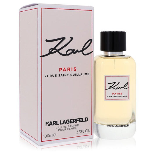 Karl Paris 21 Rue Saint Guillaume by Karl Lagerfeld Eau De Parfum Spray 3.3 oz for Women - Thesavour