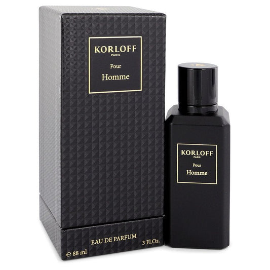 Korloff Pour Homme by Korloff Eau De Parfum Spray 3 oz for Men - Thesavour