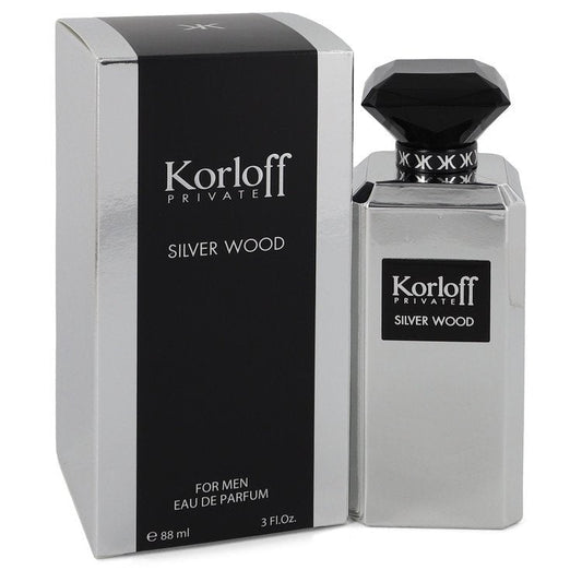 Korloff Silver Wood by Korloff Eau De Parfum Spray 3 oz for Men - Thesavour