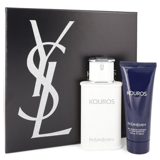 KOUROS by Yves Saint Laurent Gift Set -- 3.3 oz Eau De Toilette Spray + 3.3 oz Shower Gel for Men - Thesavour