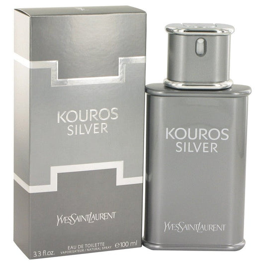 Kouros Silver by Yves Saint Laurent Eau De Toilette Spray 3.4 oz for Men - Thesavour