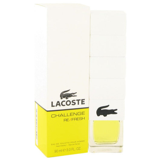 Lacoste Challenge Refresh by Lacoste Eau De Toilette Spray 3 oz for Men - Thesavour