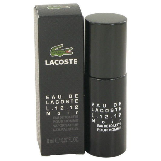 Lacoste Eau De Lacoste L.12.12 Noir by Lacoste Mini EDT Spray .27 oz for Men - Thesavour