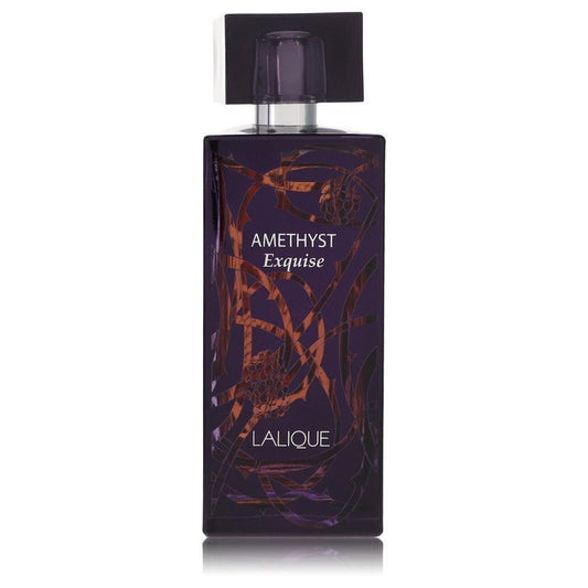 Lalique Amethyst Exquise by Lalique Eau De Parfum Spray (unboxed) 3.3 oz for Women - Thesavour