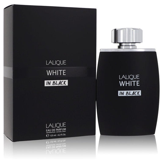 Lalique White In Black by Lalique Eau De Parfum Spray 4.2 oz for Men - Thesavour