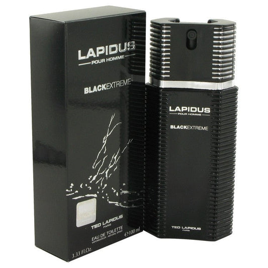 Lapidus Black Extreme by Ted Lapidus Eau De Toilette Spray 3.4 oz for Men - Thesavour