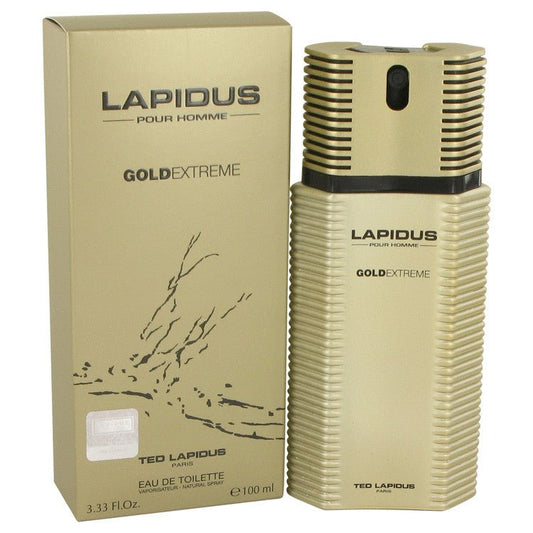 Lapidus Gold Extreme by Ted Lapidus Eau De Toilette Spray 3.4 oz for Men - Thesavour