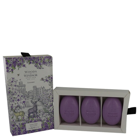 Lavender by Woods of Windsor Fine English Soap 3 x 2.1 oz for Women - Thesavour