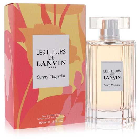 Les Fleurs De Lanvin Sunny Magnolia by Lanvin Eau De Toilette Spray 3 oz for Women - Thesavour