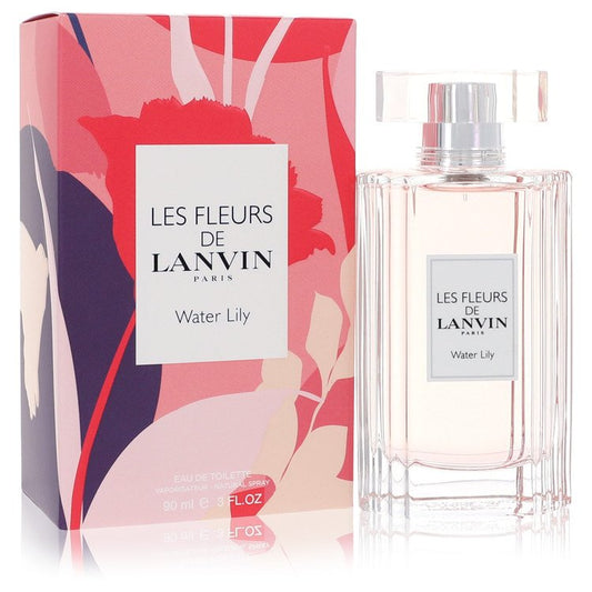 Les Fleurs De Lanvin Water Lily by Lanvin Eau De Toilette Spray 3 oz for Women - Thesavour