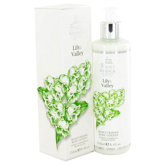 Lily of the Valley (Woods of Windsor) by Woods of Windsor Body Lotion 8.4 oz for Women - Thesavour