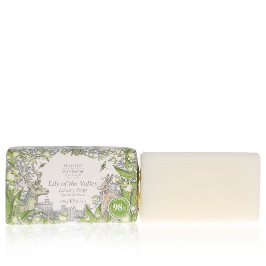 Lily of the Valley (Woods of Windsor) by Woods of Windsor Soap 6.7 oz for Women - Thesavour