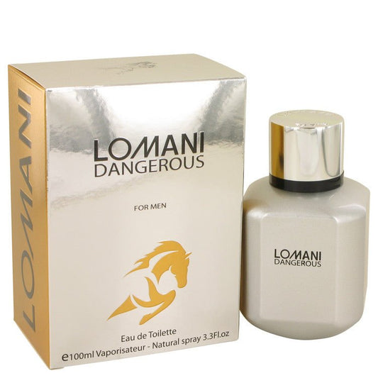 Lomani Dangerous by Lomani Eau De Toilette Spray 3.3 oz for Men - Thesavour