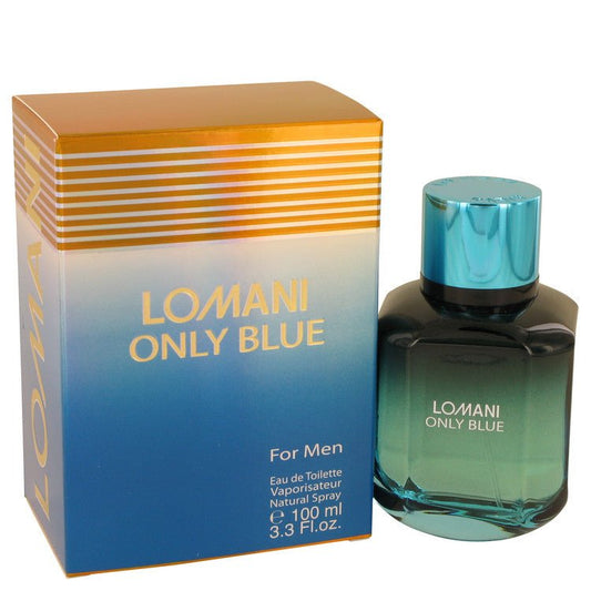 Lomani Only Blue by Lomani Eau De Toilette Spray 3.3 oz for Men - Thesavour