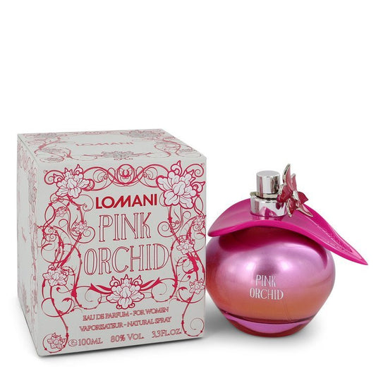 Lomani Pink Orchid by Lomani Eau De Parfum Spray 3.3 oz for Women - Thesavour
