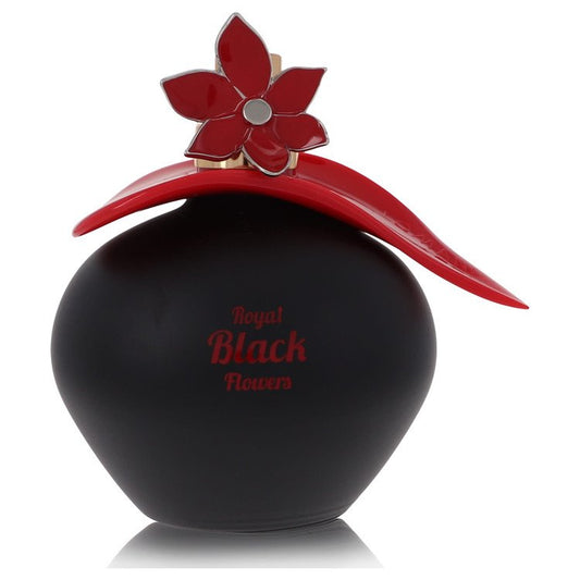 Lomani Royal Black Flowers by Lomani Eau De Parfum Spray (Unboxed) 3.4 oz for Women - Thesavour