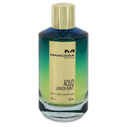 Mancera Aoud Lemon Mint by Mancera Eau De Parfum Spray (Unisex unboxed) 4 oz for Women - Thesavour