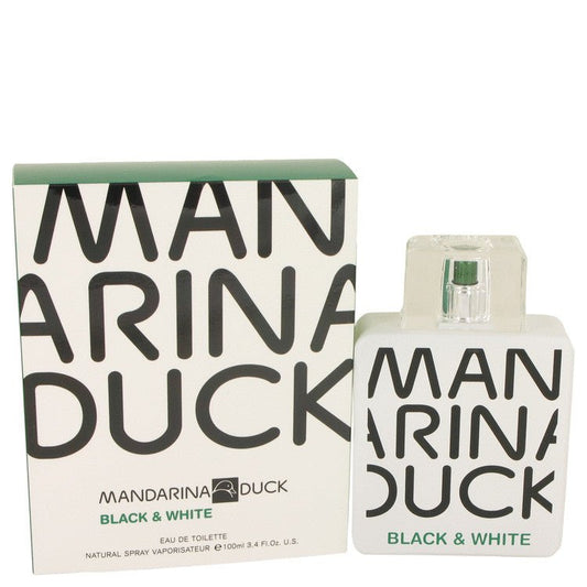 Mandarina Duck Black & White by Mandarina Duck Eau De Toilette Spray 3.4 oz for Men - Thesavour